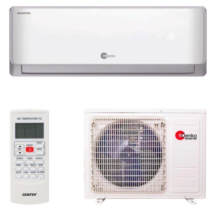 Инверторный настенный кондиционер Denko DNI-12/DNHI-12