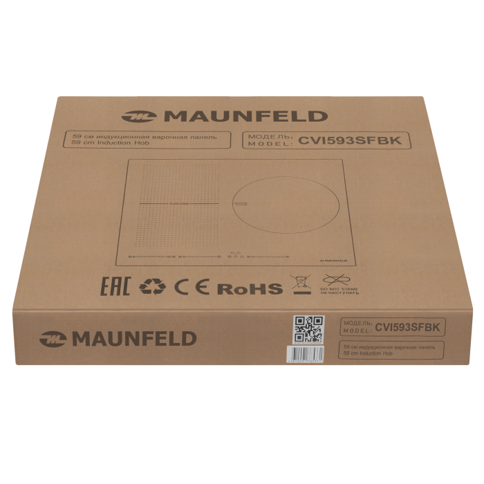 Индукционная варочная панель с Flex Zone и Booster MAUNFELD CVI593SFBK