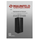 Холодильник c инвертором MAUNFELD MFF182NFBE