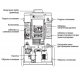 Напольный газовый котел отопления, атмосферный Navien 735GTD