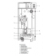 Напольный газовый котел отопления, атмосферный Baxi SLIM EF 1.22