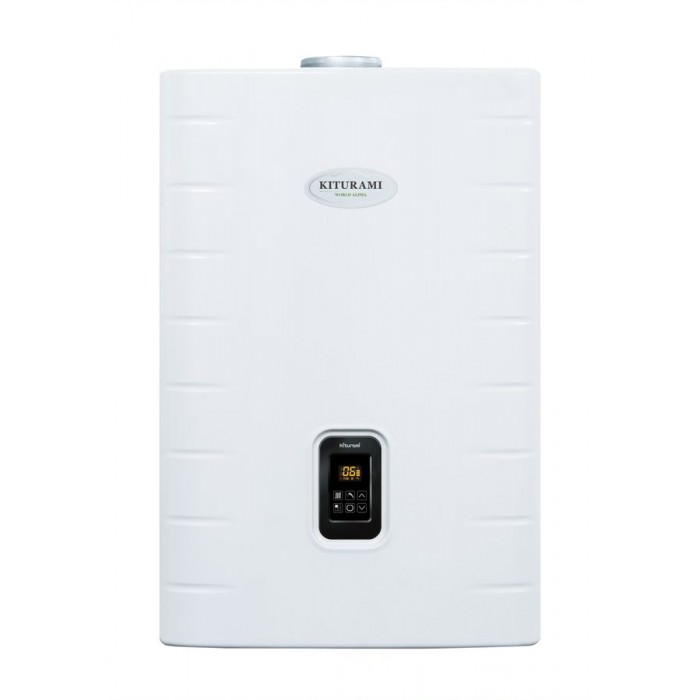 Настенный газовый двухконтурный котел отопления Kiturami World Alpha C 30K NEW