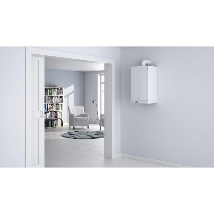 Настенный газовый двухконтурный котел отопления Viessmann Vitopend 100-W A1JB012 K-rlu 34 кВт A1JB012