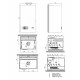 Настенный газовый двухконтурный котел отопления Ferroli DIVATECH D F 24