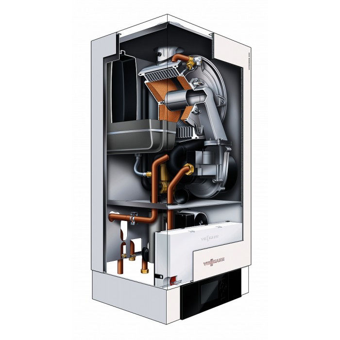 Настенный газовый конденсационный котел отопления одноконтурный Viessmann Vitodens 200-W Vitotronic 100 136 кВт Тип HO1B B2HAK17