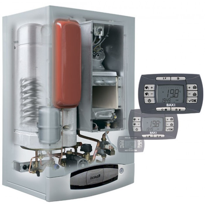 Настенный газовый двухконтурный котел отопления Baxi Nuvola-3 Comfort 240 i