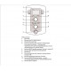 Настенный газовый конденсационный котел отопления Chaffoteaux SYST.EVO HP85 FF