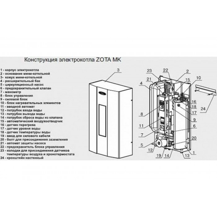 Электрический котел «MK-S» - 24 ZOTA ZM3468421024